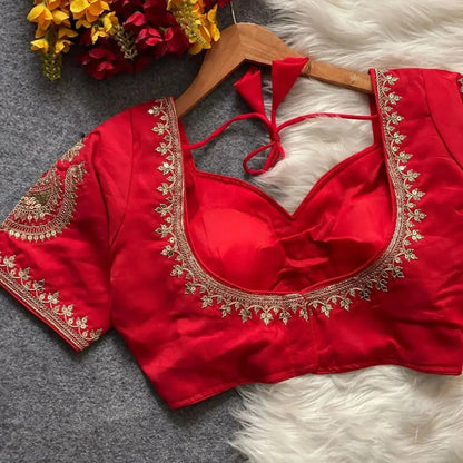 Royal Winter Bridal Blouse – Padded, Stylish & Perfect for Wedding Season - RPD Fashion