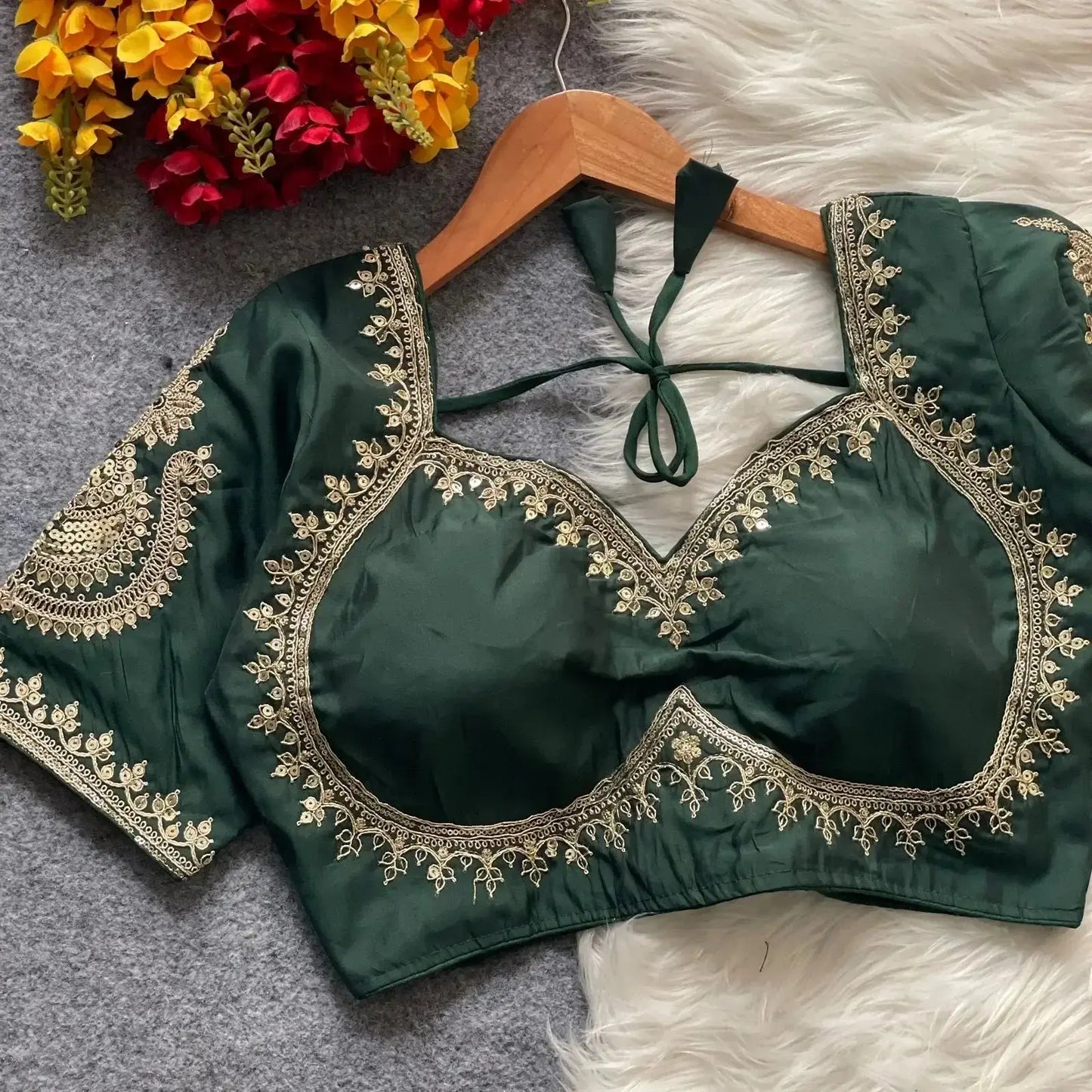 royal winter bridal blouse – padded, stylish & perfect for wedding season - rpd fashion