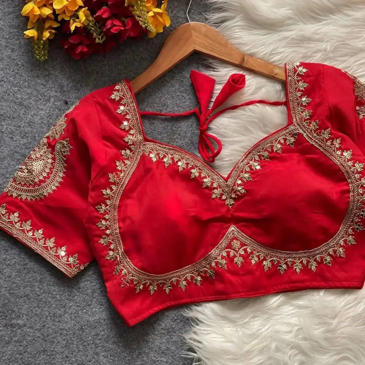 royal winter bridal blouse – padded, stylish & perfect for wedding season - rpd fashion