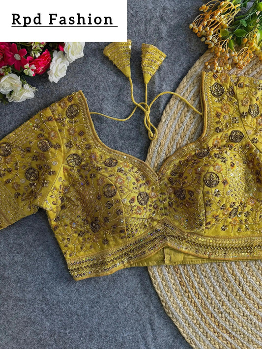 Sabyasachi Inspired Handwork Blouse - RPD Fashion