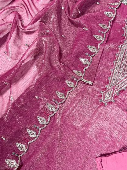 Silver Glosy Readymade Dress Collection - RPD Fashion