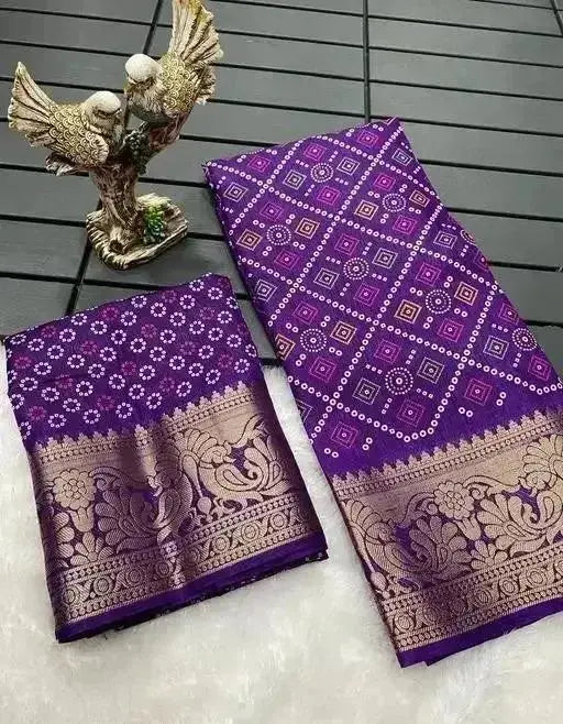 simple saree for wedding function with traditional gold zari border - rpd fashion