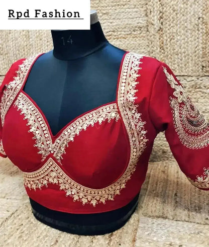 Soft Silk Sabyasachi Cut Blouse - Elegant Design - RPD Fashion
