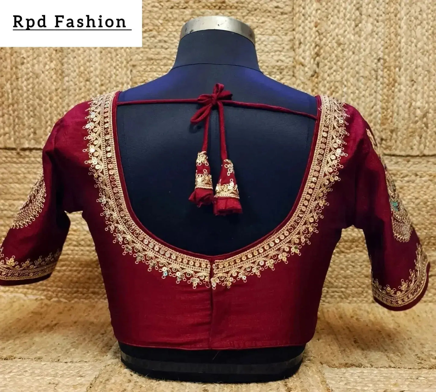 soft silk sabyasachi cut blouse - elegant design - rpd fashion