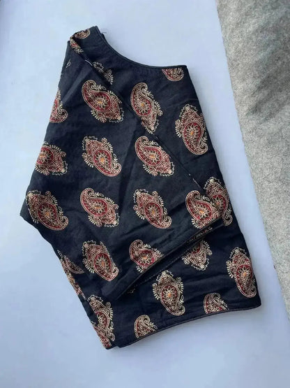 Stylish Paisley Print Readymade Cotton Blouse for Daily Wear - RPD Fashion