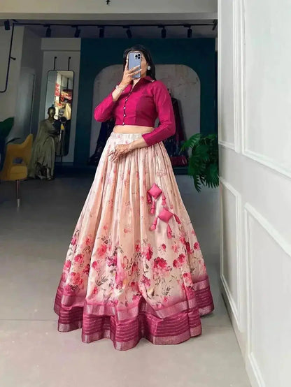 Stylish Pure Dola Silk Lehenga Choli - RPD Fashion