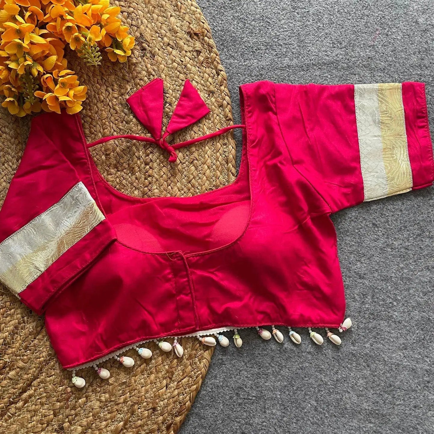 traditional navratri special halter neck blouse - elegant & stylish - rpd fashion