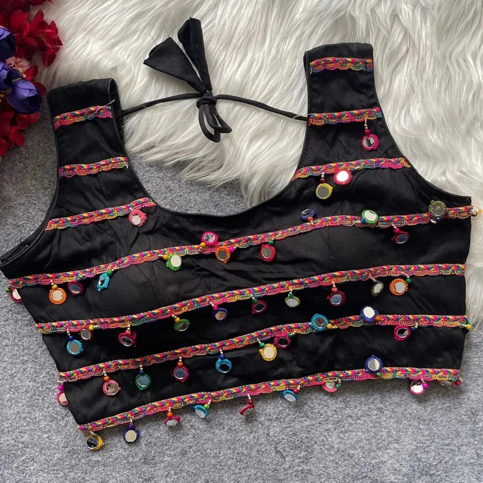 Traditional Navratri Special Halter Neck Blouse - RPD Fashion