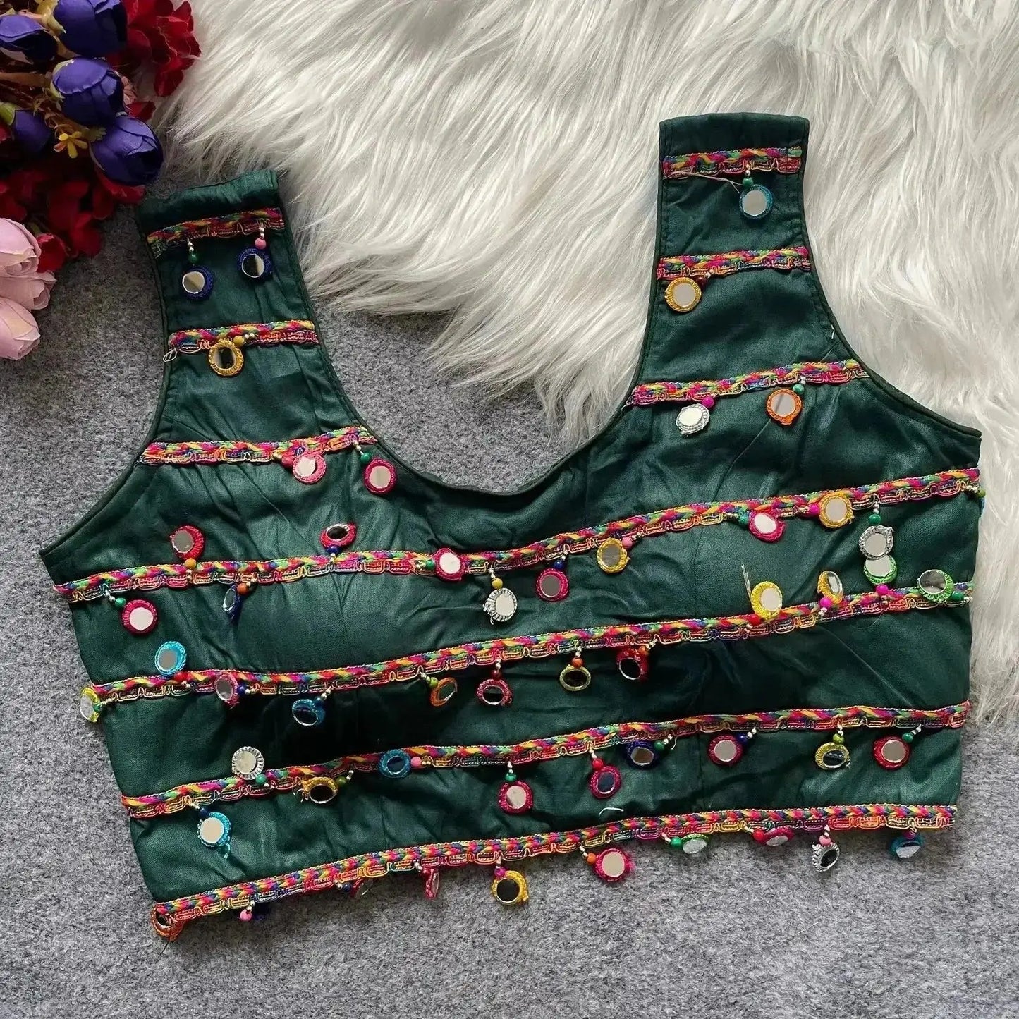 traditional navratri special halter neck blouse - rpd fashion