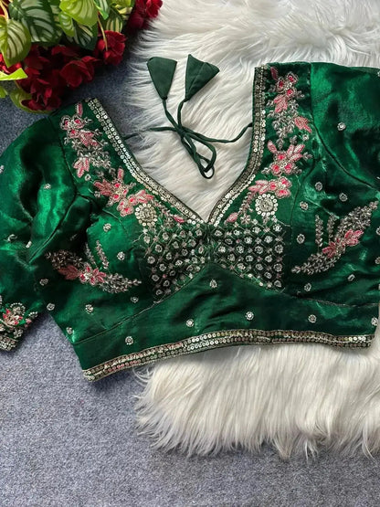 Traditional Sabyasachi Bridal Blouse Designs for Silk Sarees - RPD Fashion