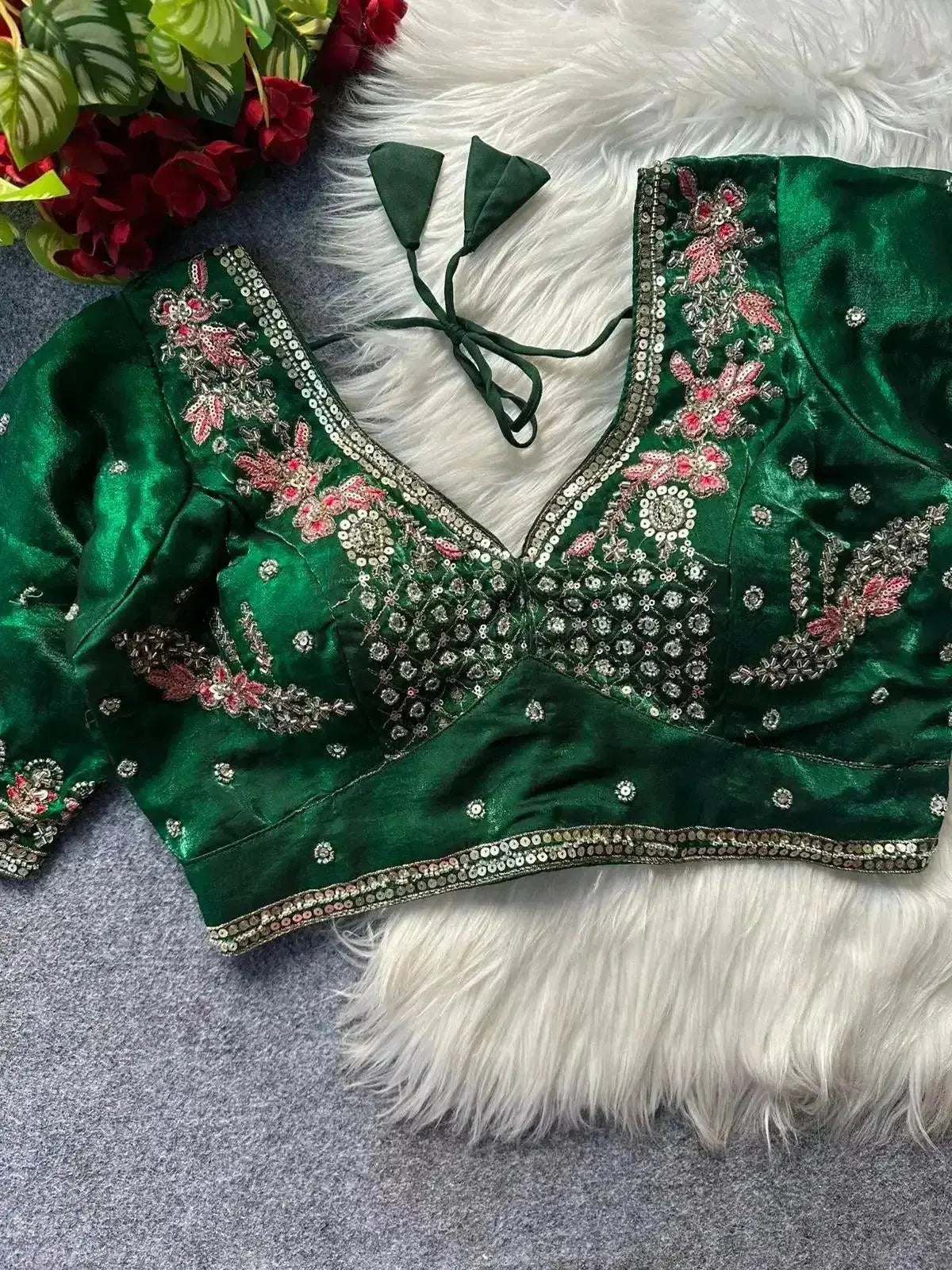 traditional sabyasachi bridal blouse designs for silk sarees - rpd fashion