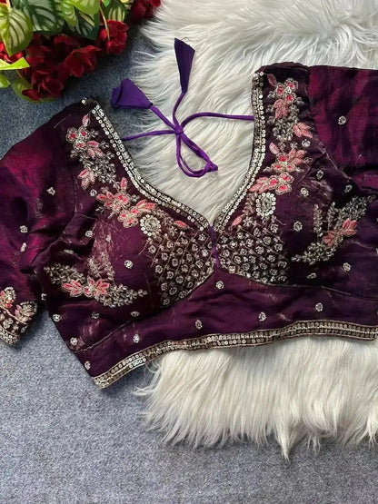 Traditional Sabyasachi Bridal Blouse Designs for Silk Sarees - RPD Fashion