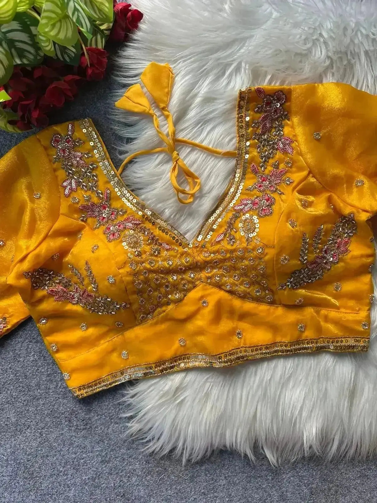 Traditional Sabyasachi Bridal Blouse Designs for Silk Sarees - RPD Fashion