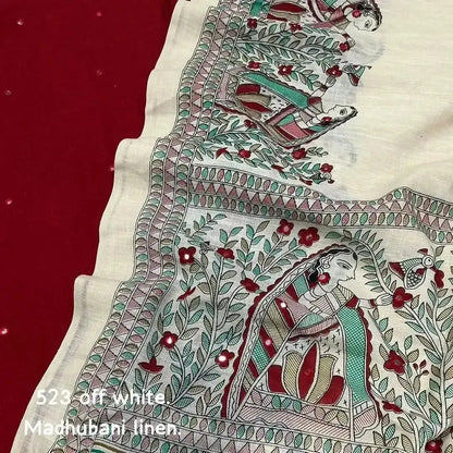 Trendy Cotton Saree Blouse Design with Madhubani Print – Ethnic Style - RPD Fashion