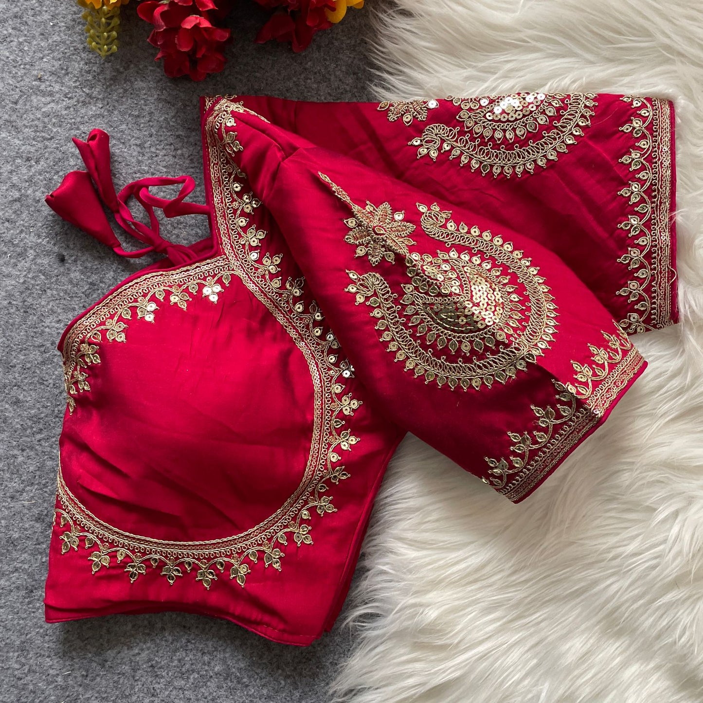 soft silk new design sabyasachi cut blouse