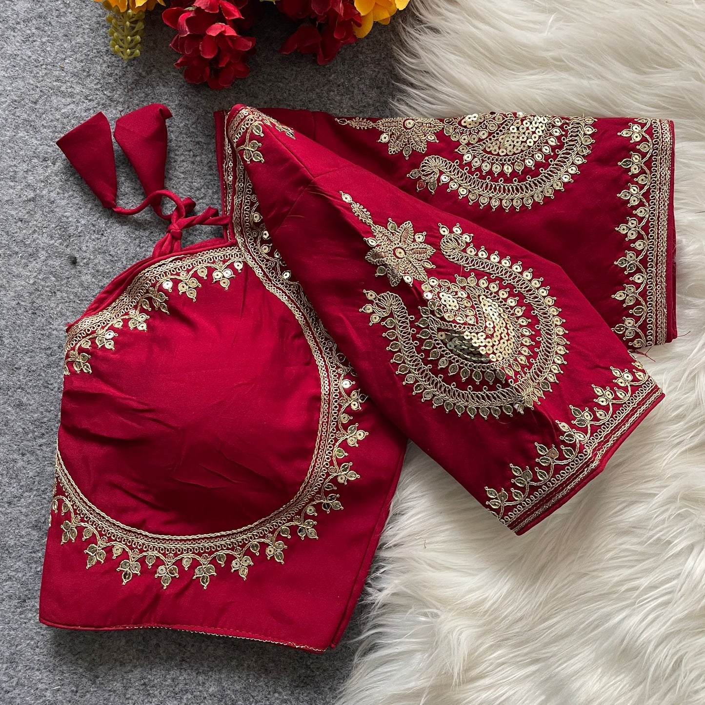 soft silk new design sabyasachi cut blouse