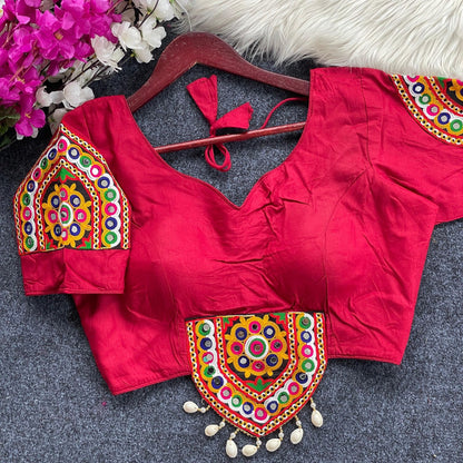 Traditional navratri spl. halter neck blouse