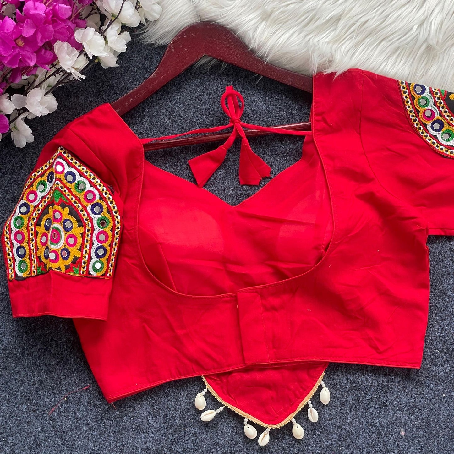 traditional navratri spl. halter neck blouse