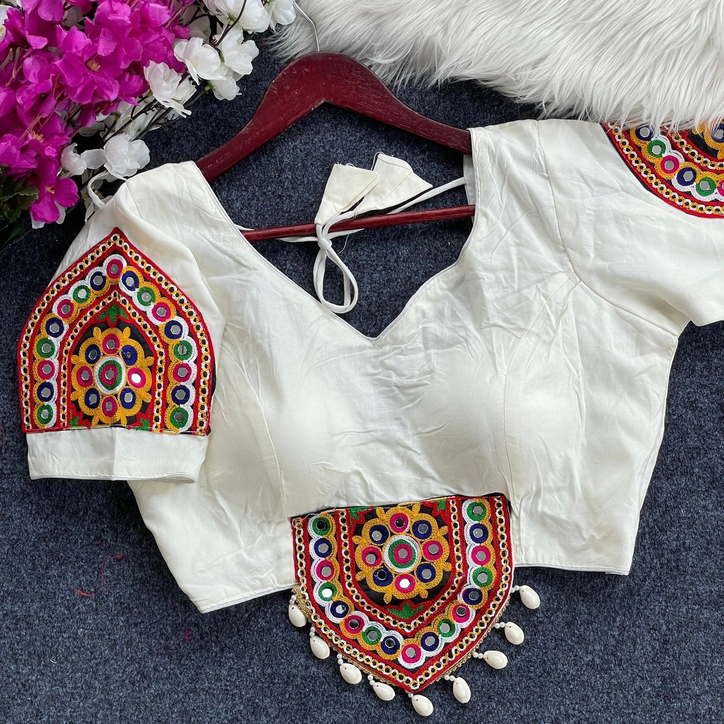 traditional navratri spl. halter neck blouse