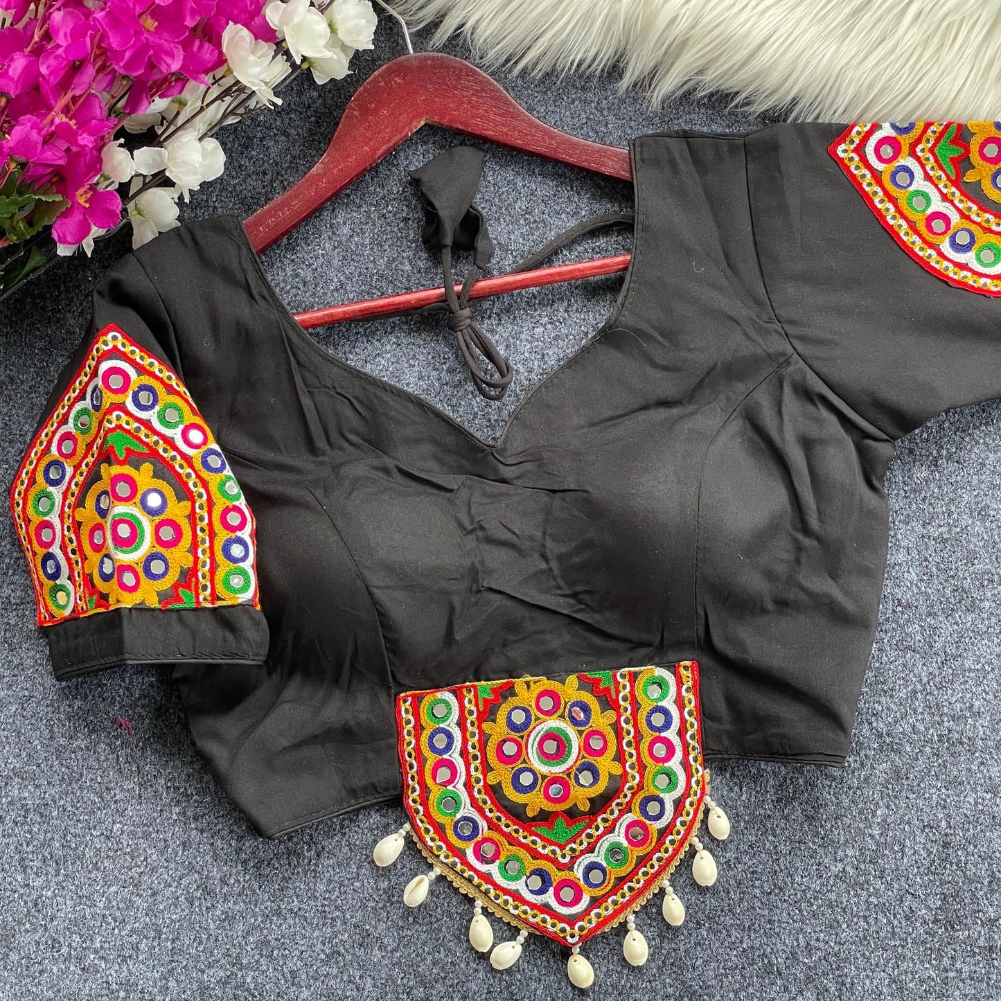 traditional navratri spl. halter neck blouse