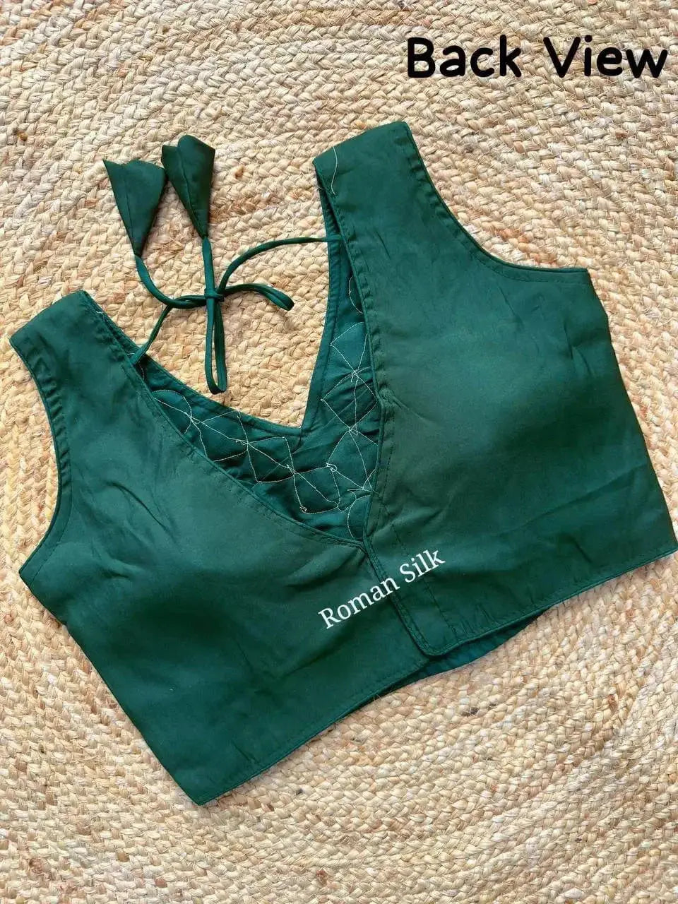 Women's Designer Navratri Traditional Real Mirror Work Sleeveless Blouse - RPD Fashion