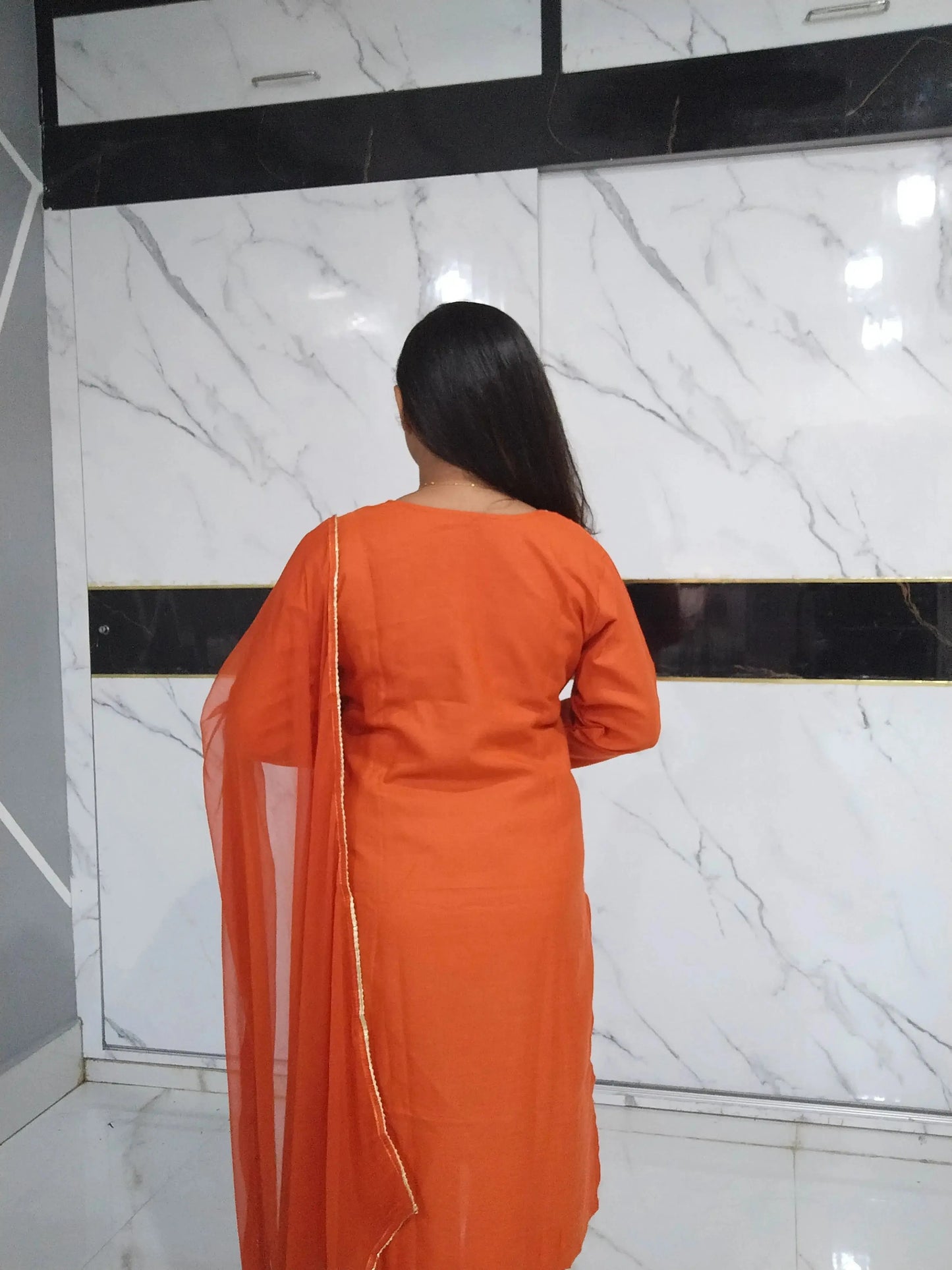 embroidered kurta set for women party wear - rpd fashion