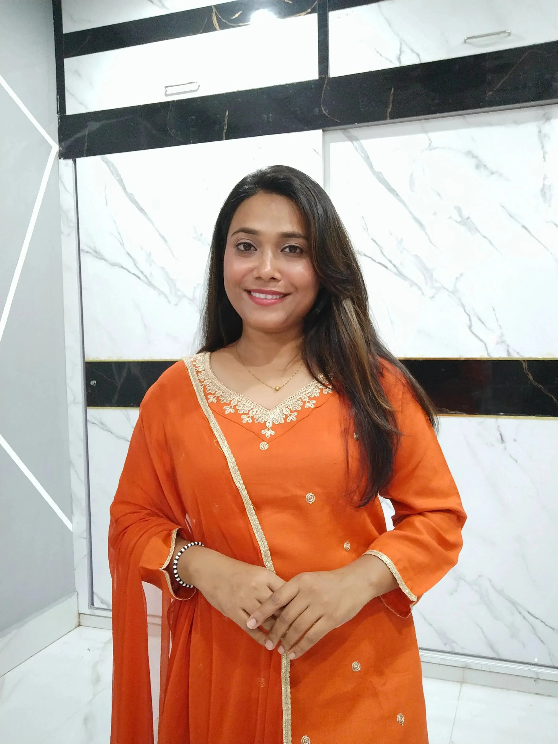 embroidered kurta set for women party wear - RPD Fashion