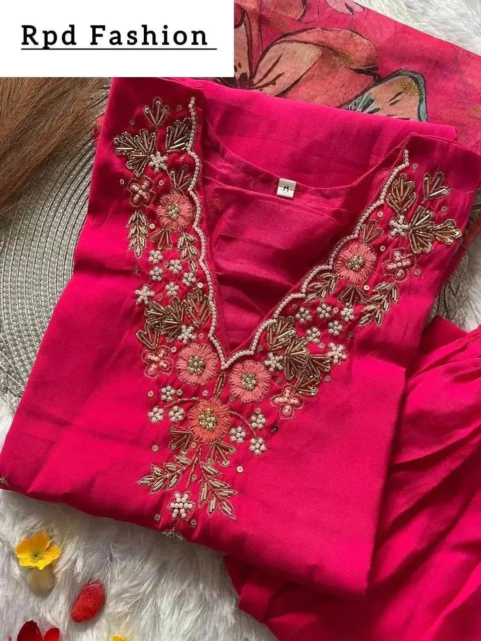 handwork kurta set - rpd fashion