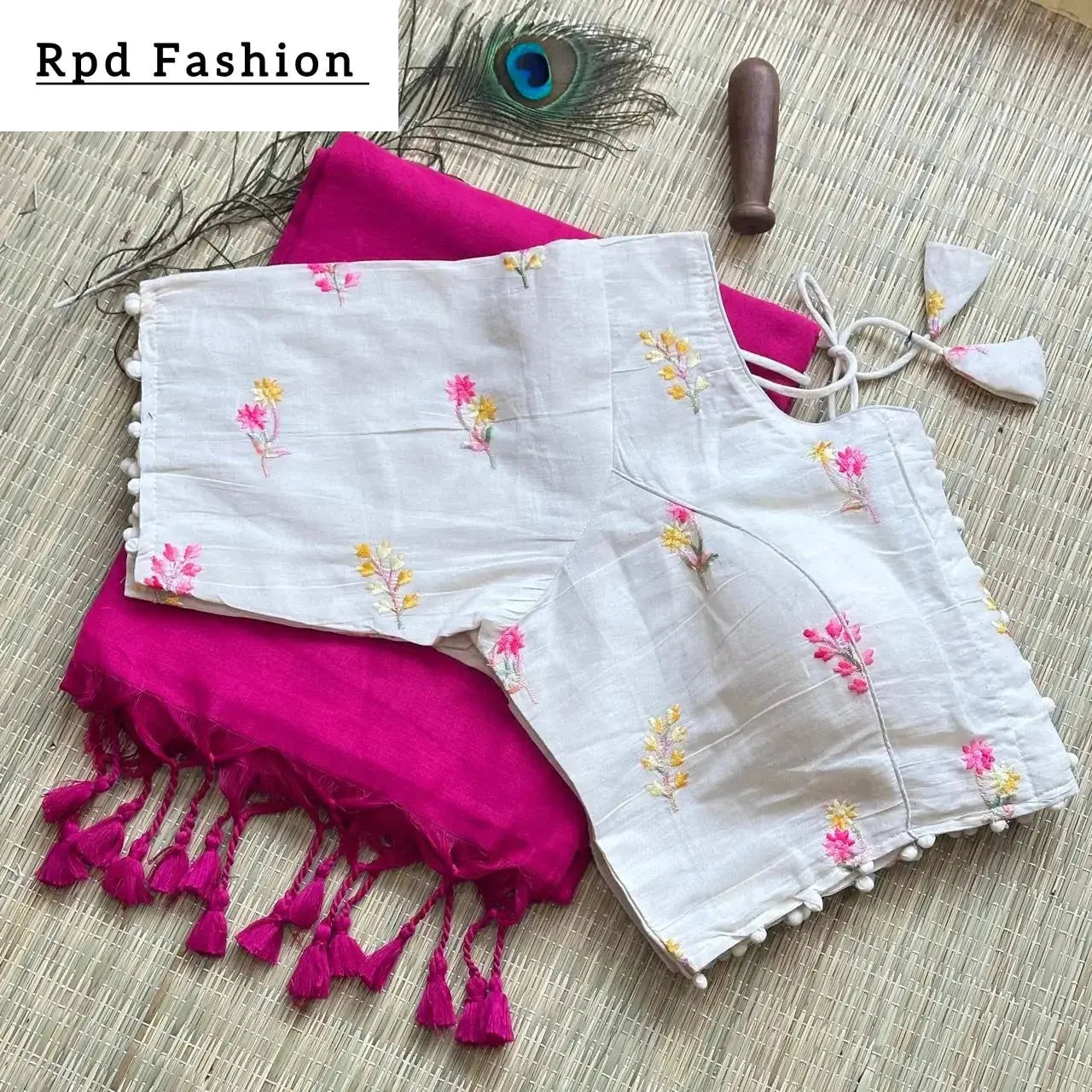 khadi cotton saree - rpd fashion