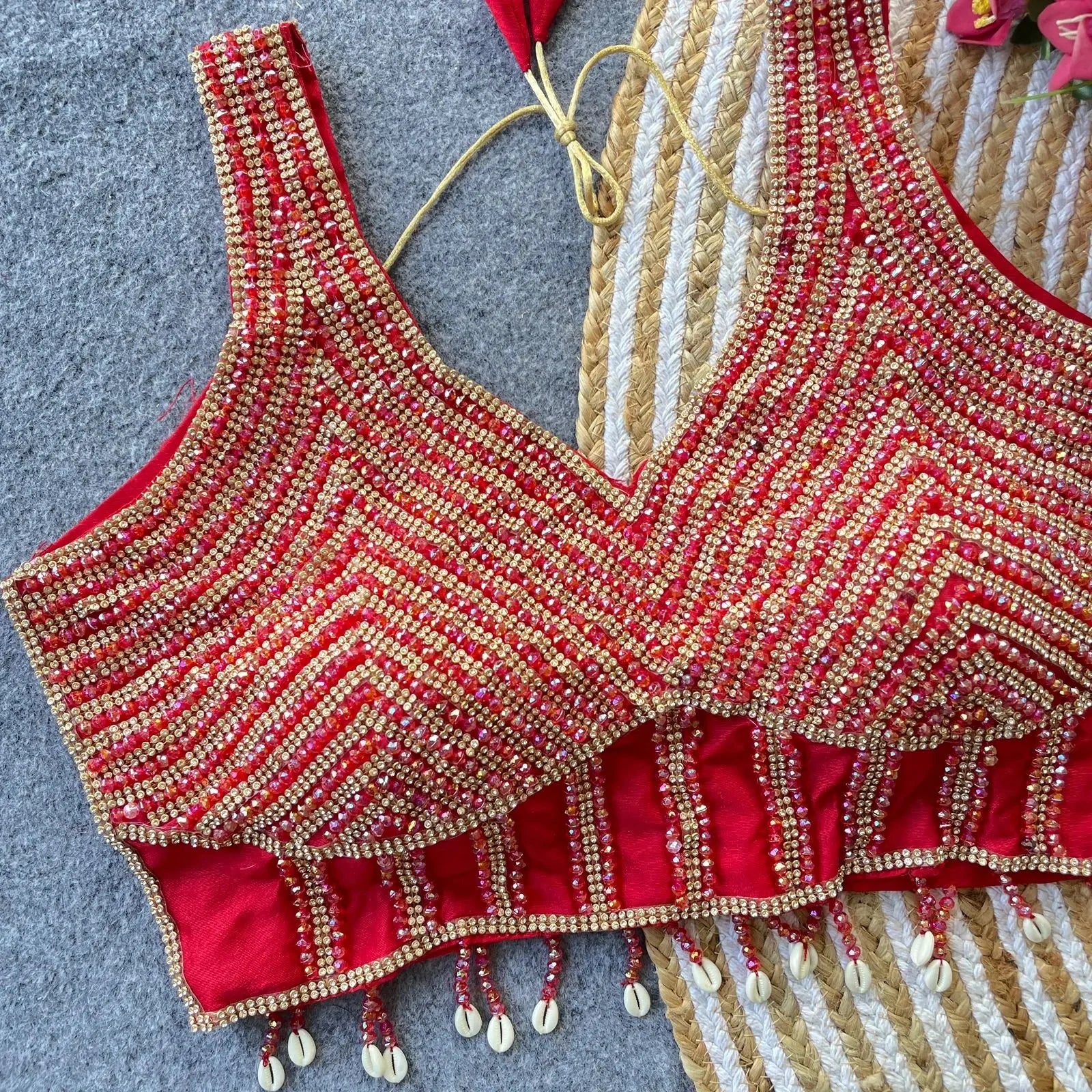 Preal Shabyachi Blouse - Handcrafted Elegance in Pure Silk - RPD Fashion