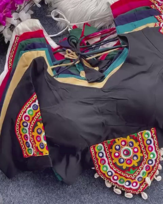 Traditional Navratri Special Halter Neck Blouse