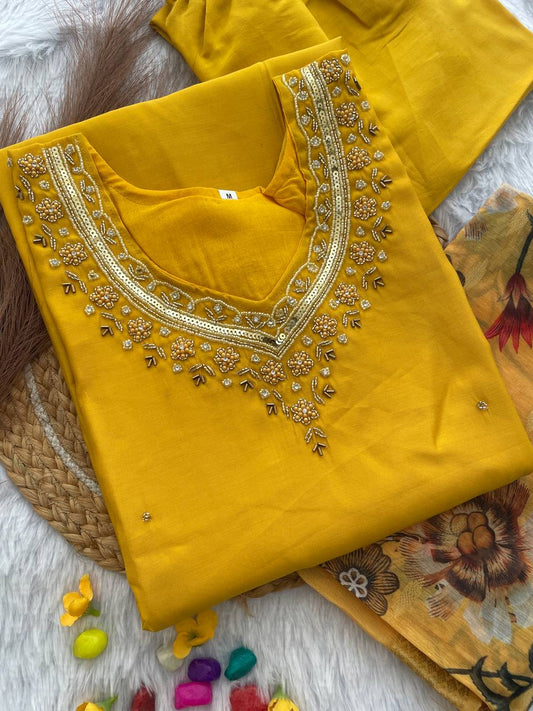 Presenting new handwork kurta set collection&nbsp;