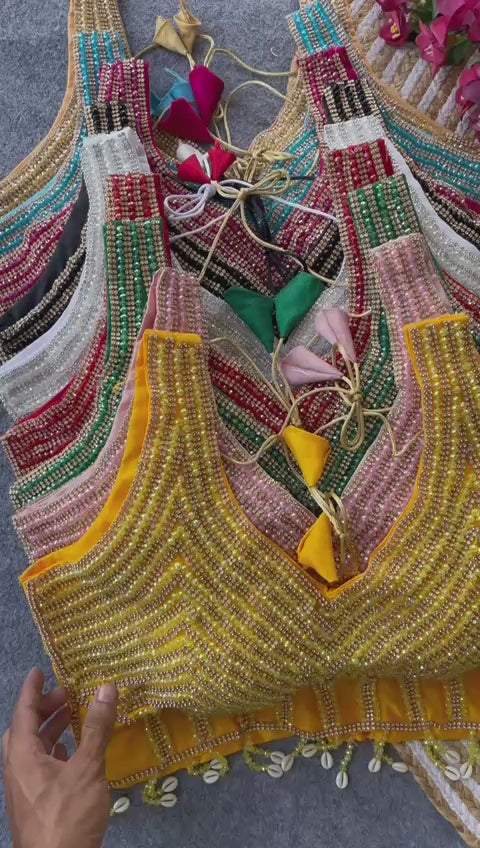 Preal Shabyachi Blouse - Handcrafted Elegance in Pure Silk