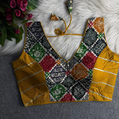 Navratri spl rayon cotton blouse