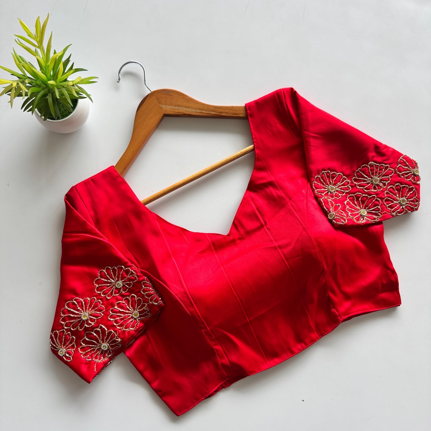a beauty of golden handwork work all over blouse rpd fashion