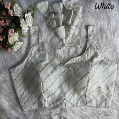 Designer Party Wear Blouse with Heavy Embroidery