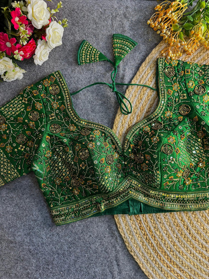Sabyasachi inspired handwork blouse