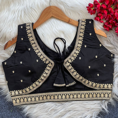 Heavy embroidery blouse