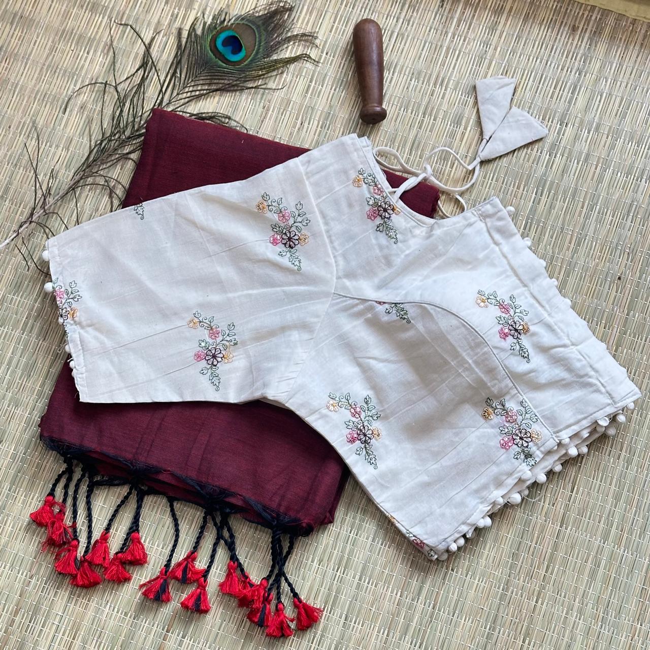 khadi cotton saree