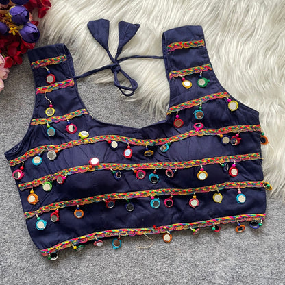TRADITIONAL NAVRATRI SPL. HALTER NECK BLOUSE Rpd Fashion