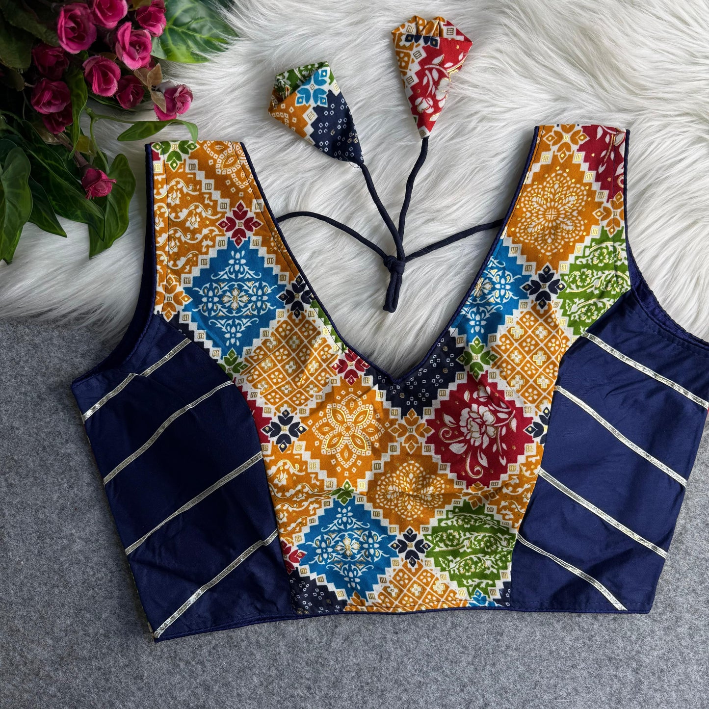 navratri spl rayon cotton blouse