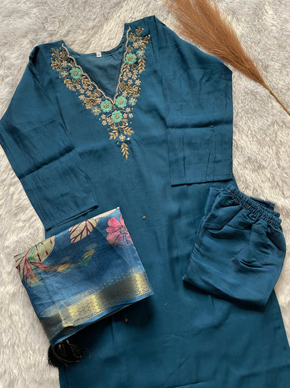 Presenting new handwork kurta set collection