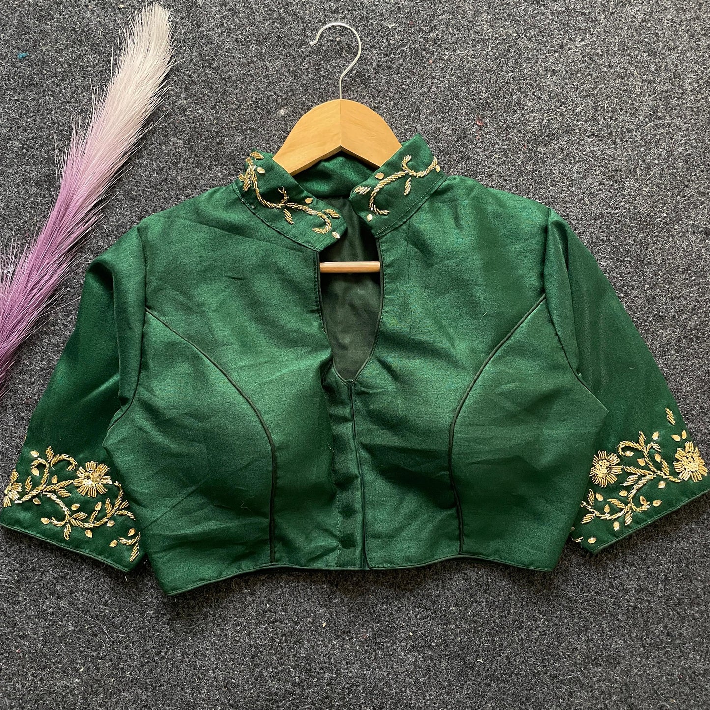 premium banglori silk handcrafted work