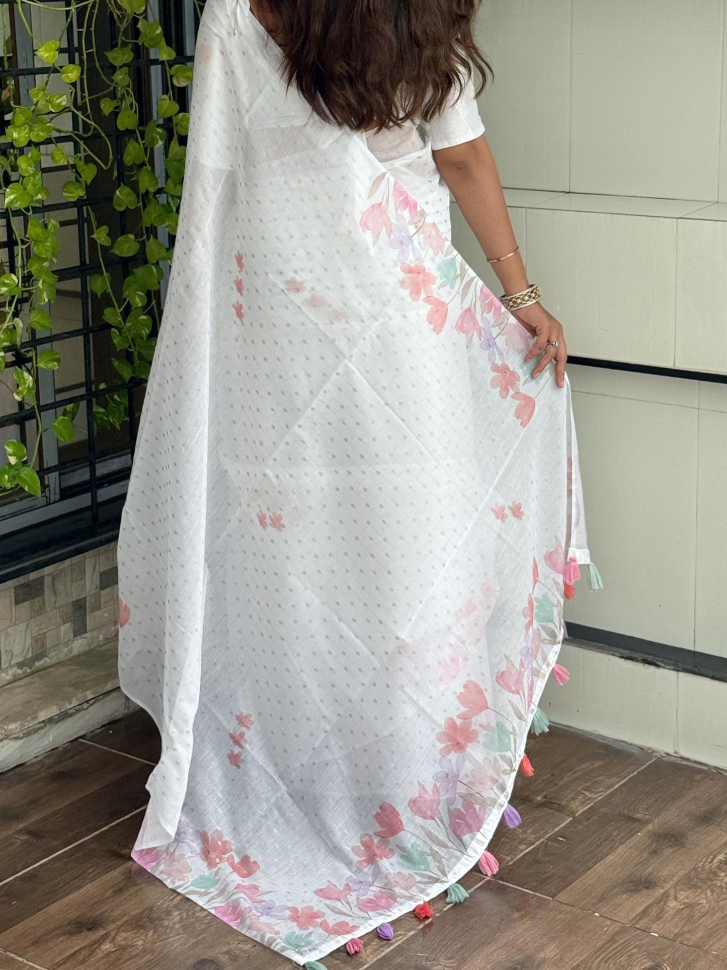effortless elegance meets vibrant charm with this designer saree for your monsoon paradise rpd fashion