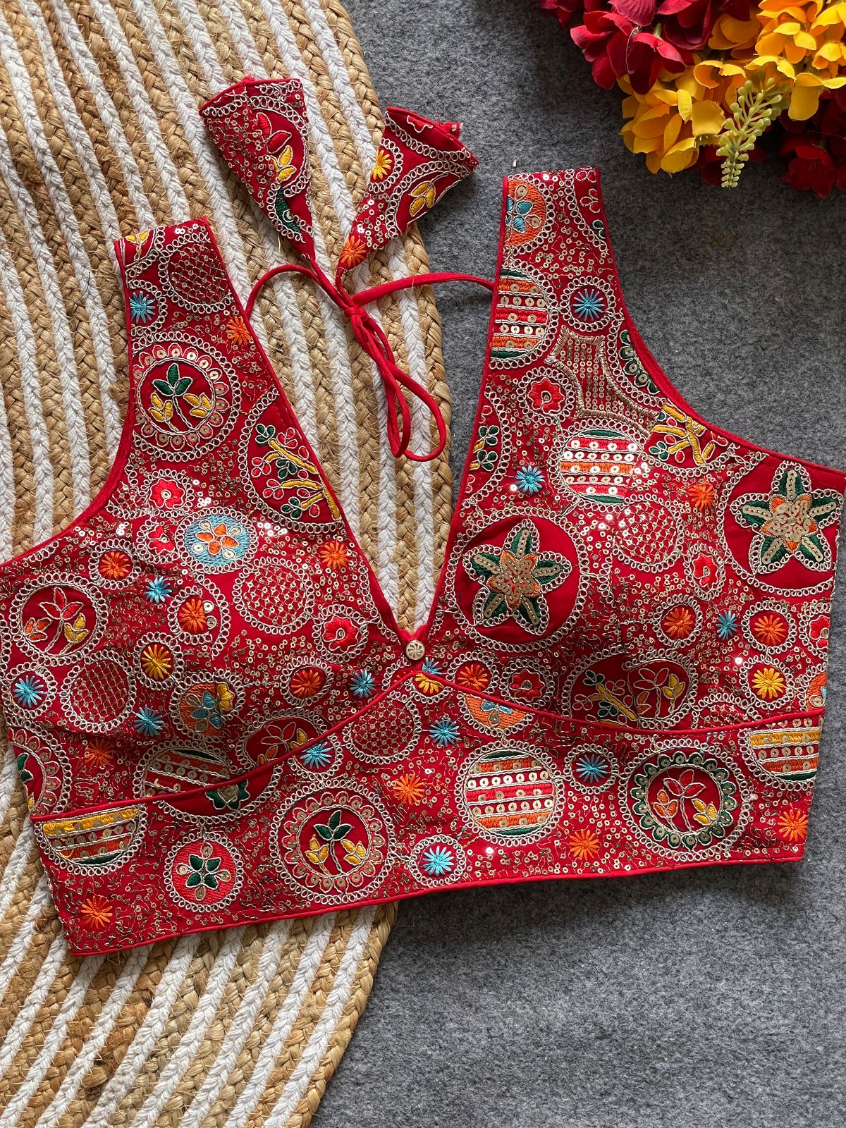 bollywood style heavy codding work blouse