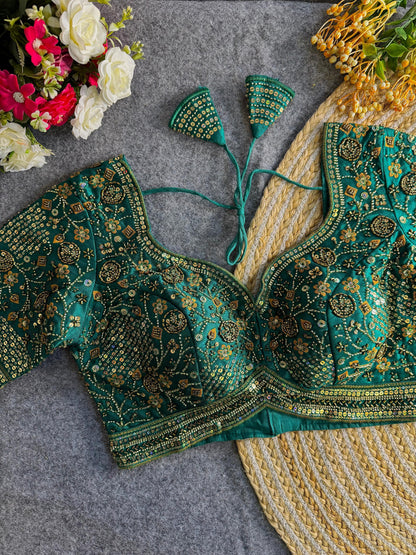 Sabyasachi inspired handwork blouse