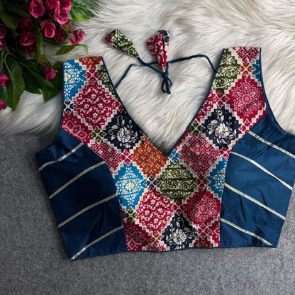 Navratri spl rayon cotton blouse