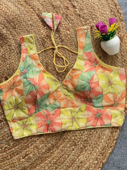 Navratri Special Sabyasachi Pattern Blouse - RPD Fashion