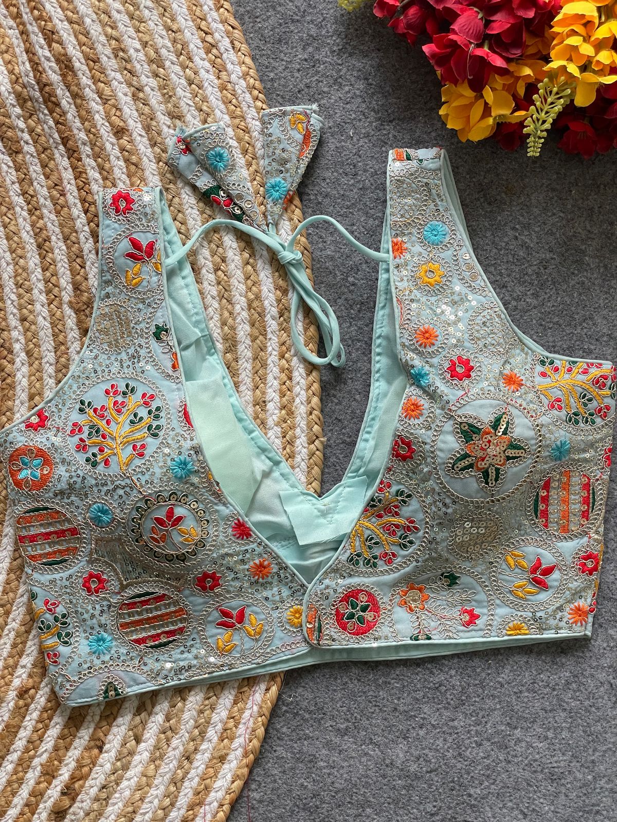 bollywood style heavy codding work blouse