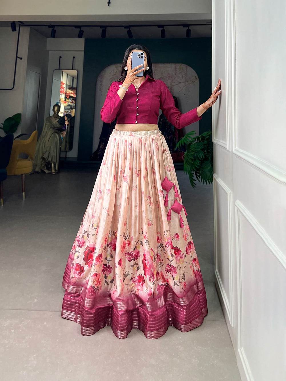 Stylish Pure Dola Silk Lehenga Choli - Rpd Fashion